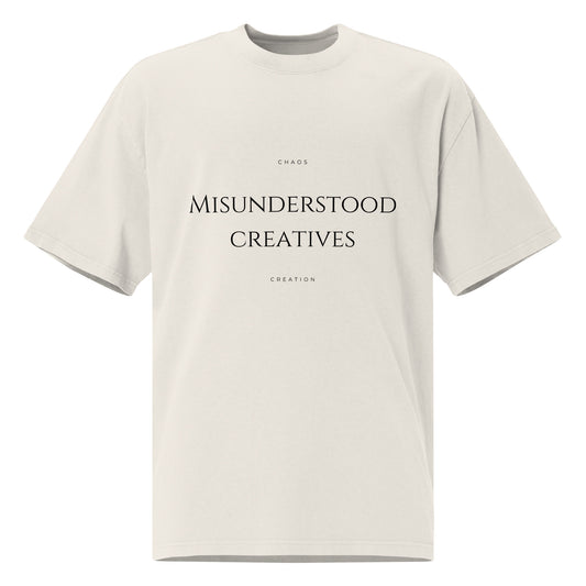 Misunderstood Creatives Oversized T-Shirt Light