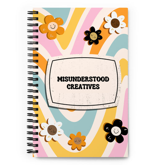 Misunderstood Creatives Spiral Notebook